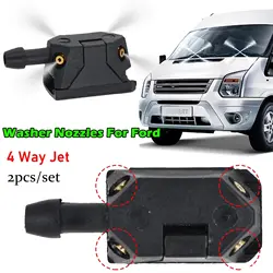 For Ford Transit Tourneo Connect Courier Custom mk5 mk6 mk7 Mk8 6 7 8 Car Windscreen Washer Wiper Blade Water Spray Jets Nozzles