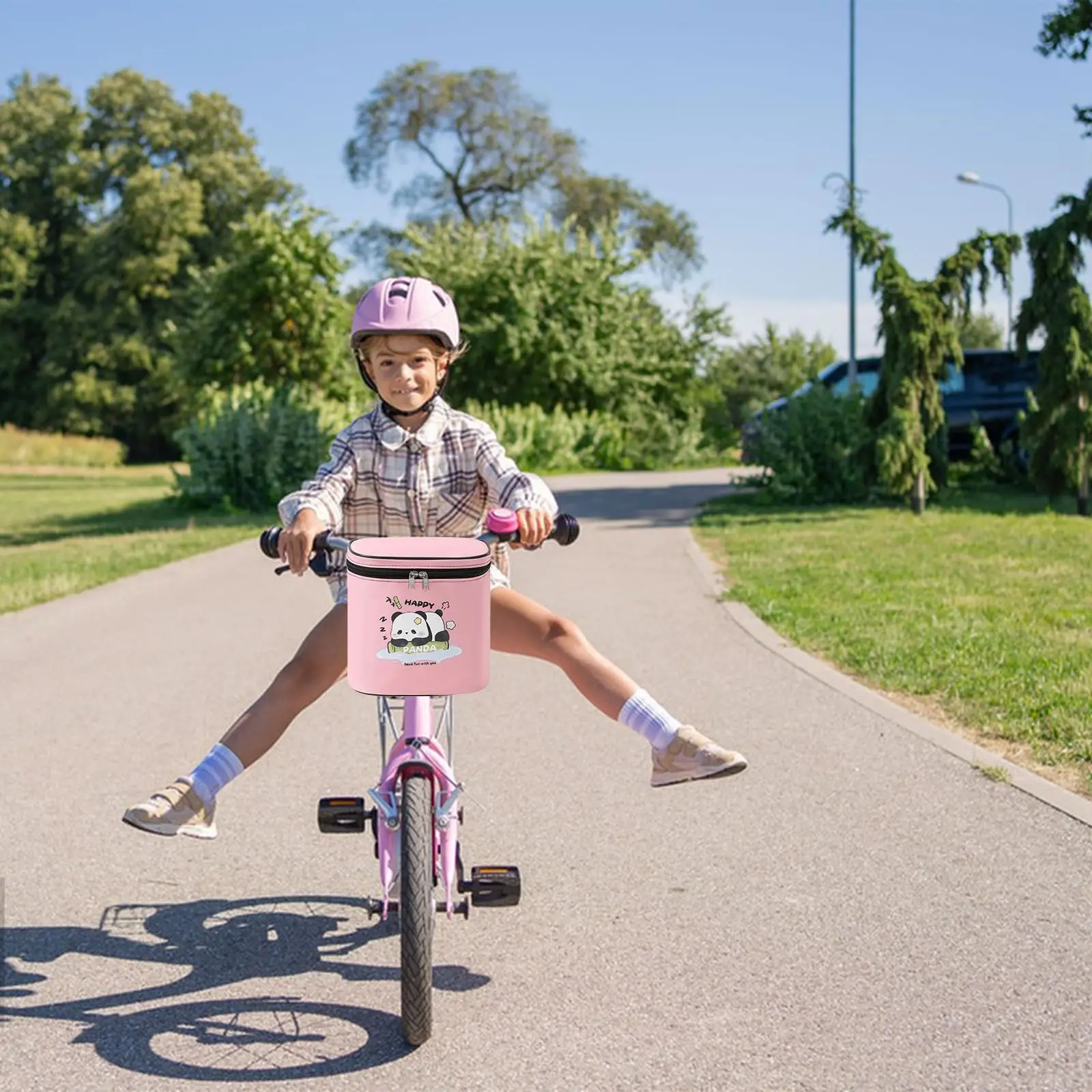 Elektrofahrrad- und Fahrrad-Fronttasche, faltbarer Lenker-Aufbewahrungskorb, Geräte zur Aufbewahrung mit großer Kapazität – Detail 12