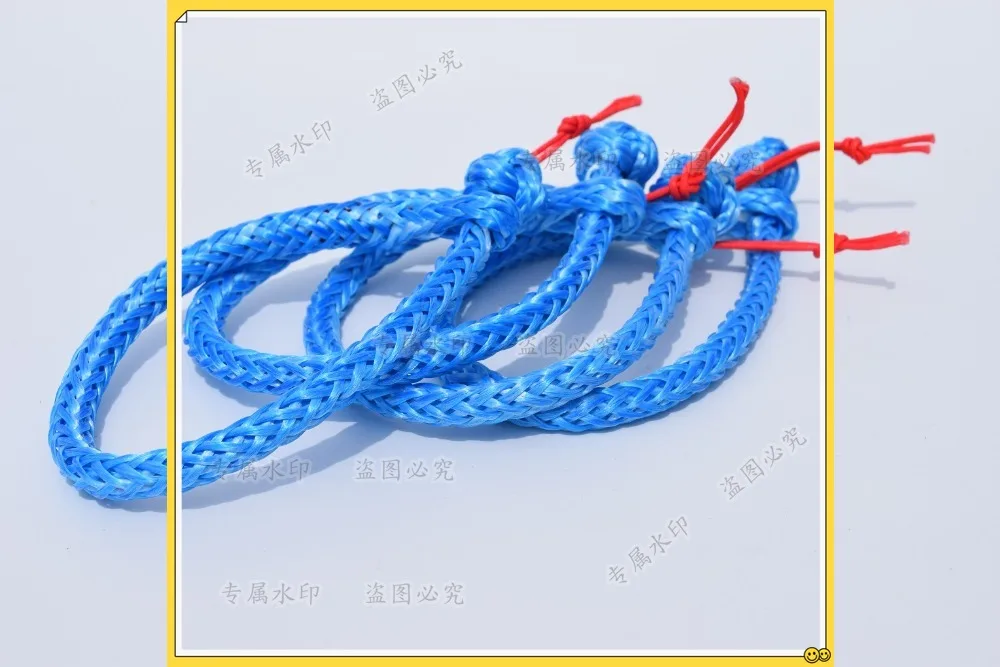 

4units 4mm*90mm Blue Soft Shackle,UHMWPE Shackle for Yacht,Sailing Shackle,Boat Accessaries