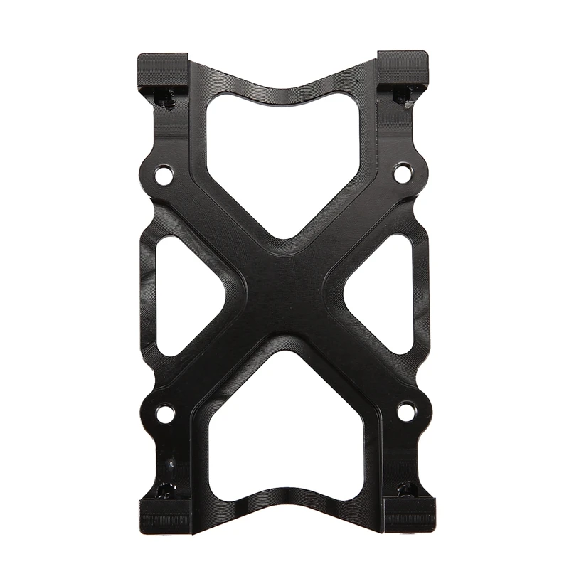 Aluminum Bumper Mounting Plate Accessories for for AXIAL SCX10 1:10 Scale RC Car,BlackB87B