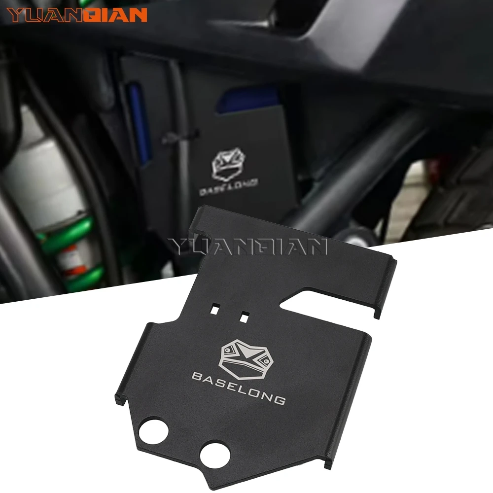 

For Kawasaki KLR 650 KLR650 2008 2009 2010 2011 2012 2013 2014 2015 2016 2017 2018 Motorcycle Battery Cover Cap Protector Guard