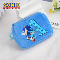 Sonics Coin Purse Cute Wallet Large Capacity Wallets Print Animated Cartoon Pattern Clutch Bags Girl Portable Kid Birthday Gifts