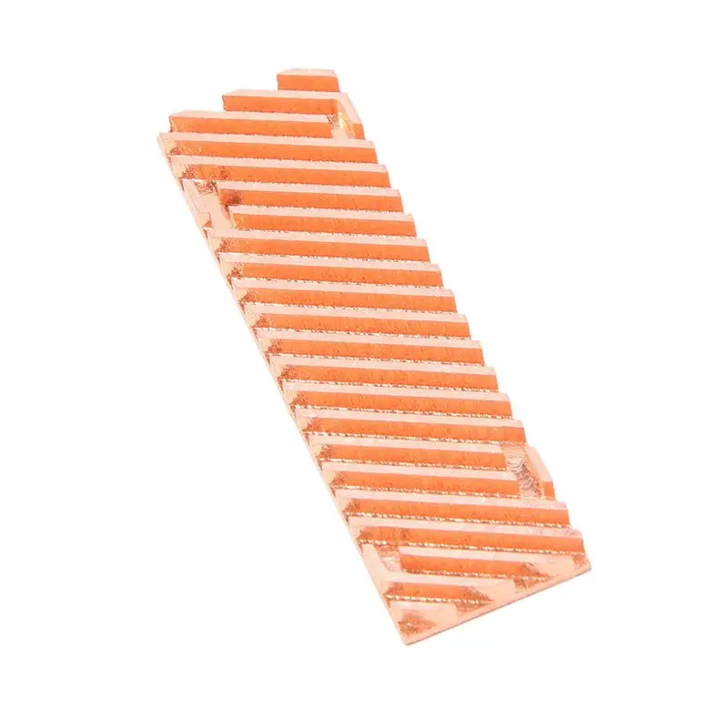 Superior-2X Ultra Thin Pure Copper Heatsink Cooler Heat Sink SSD Thermal Pad For M.2 2280 PCI-E NVME SSD 70X20x4mm