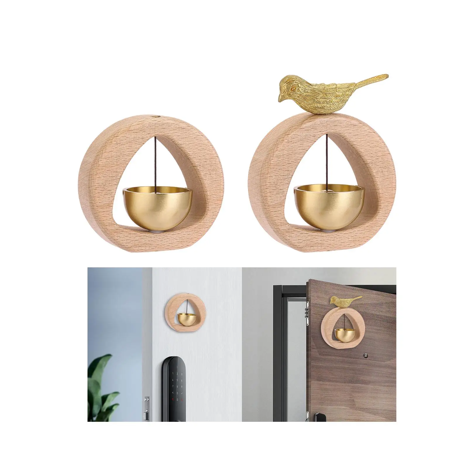 Колокольчики для владельцев магазинов Деревянные декоры Сарай Фермерский дом Магазин Деловые дверные колокольчики Подвесные