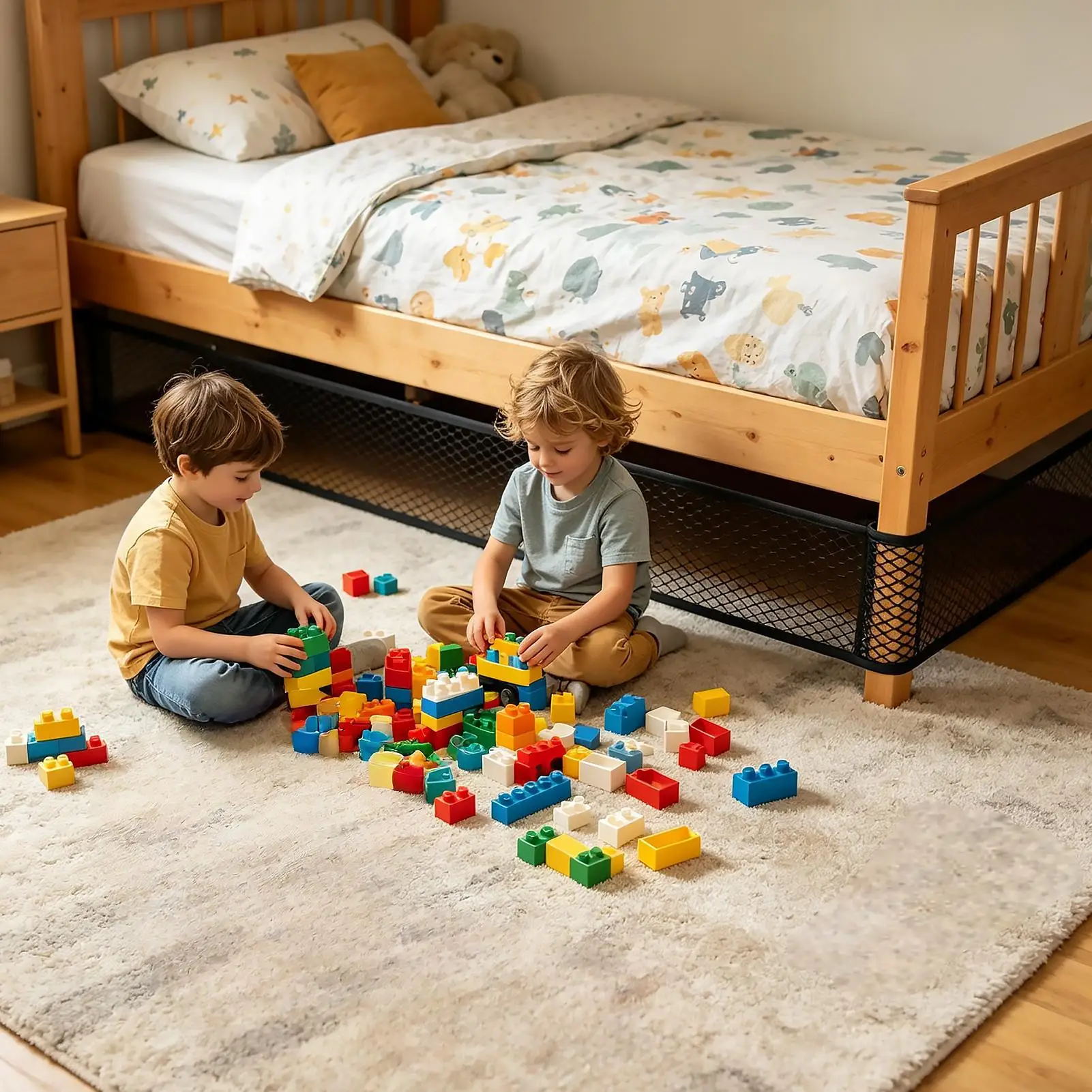 Cuttable Under Sofa Blocker Furniture Bottom Barrier Under bed pet blocker can cut pet and toy barriers sofa accessories