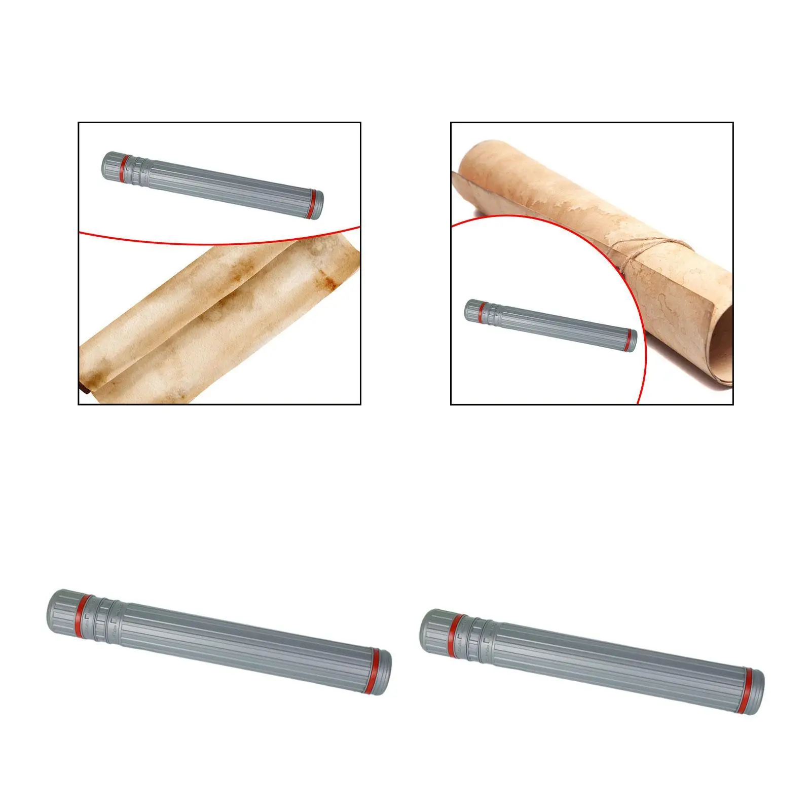 Tubo de cartaz expansível multifuncional telescópico à prova d'água tubo de pintura para desenhos obras de arte esboços imagens planos