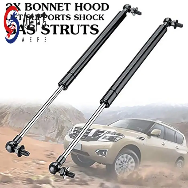 

AEF3-Front Engine Hood Gas Struts Support Bonnet Bar Shock Lift For Nissan Patrol Y61 1997-2013