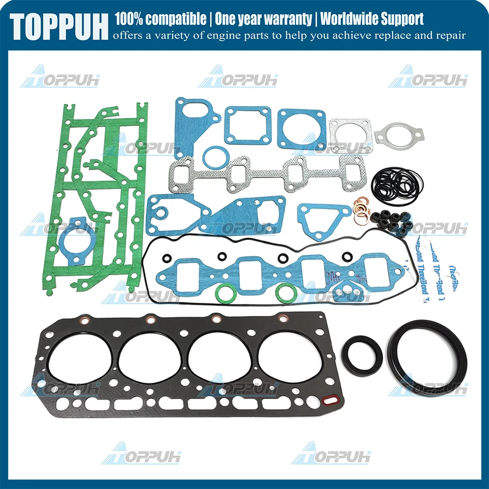 For Yanmar 4TN78 Full Gasket Set Kit Engine With Cylinder Head Gasket （Graphite）