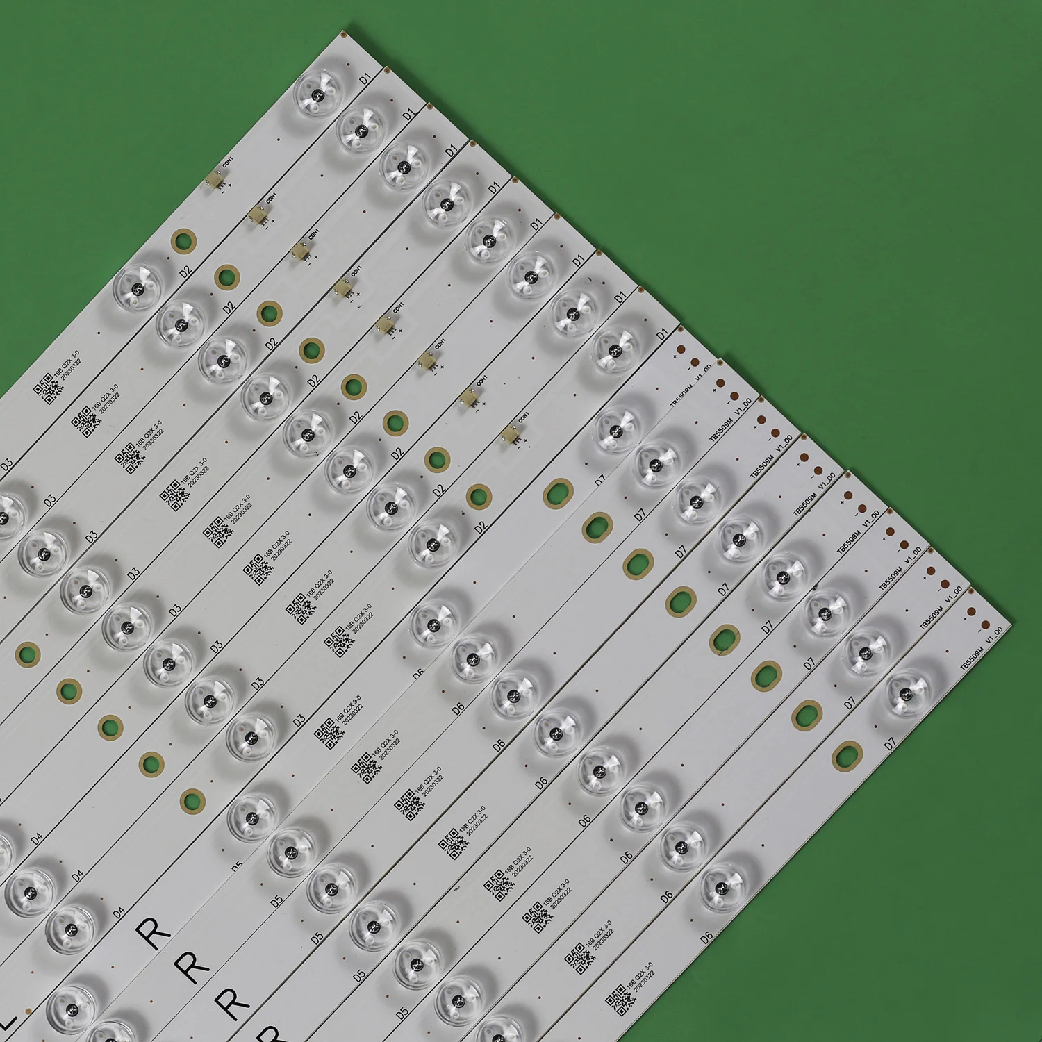 Tira de LED para TX-55AX630B TX-55AX630E TX-55DX600B TX-55DX600E TX-55DX650B TH-55DX650M TX-55DS500B 55DS500E 550TV01 550TV02 V4