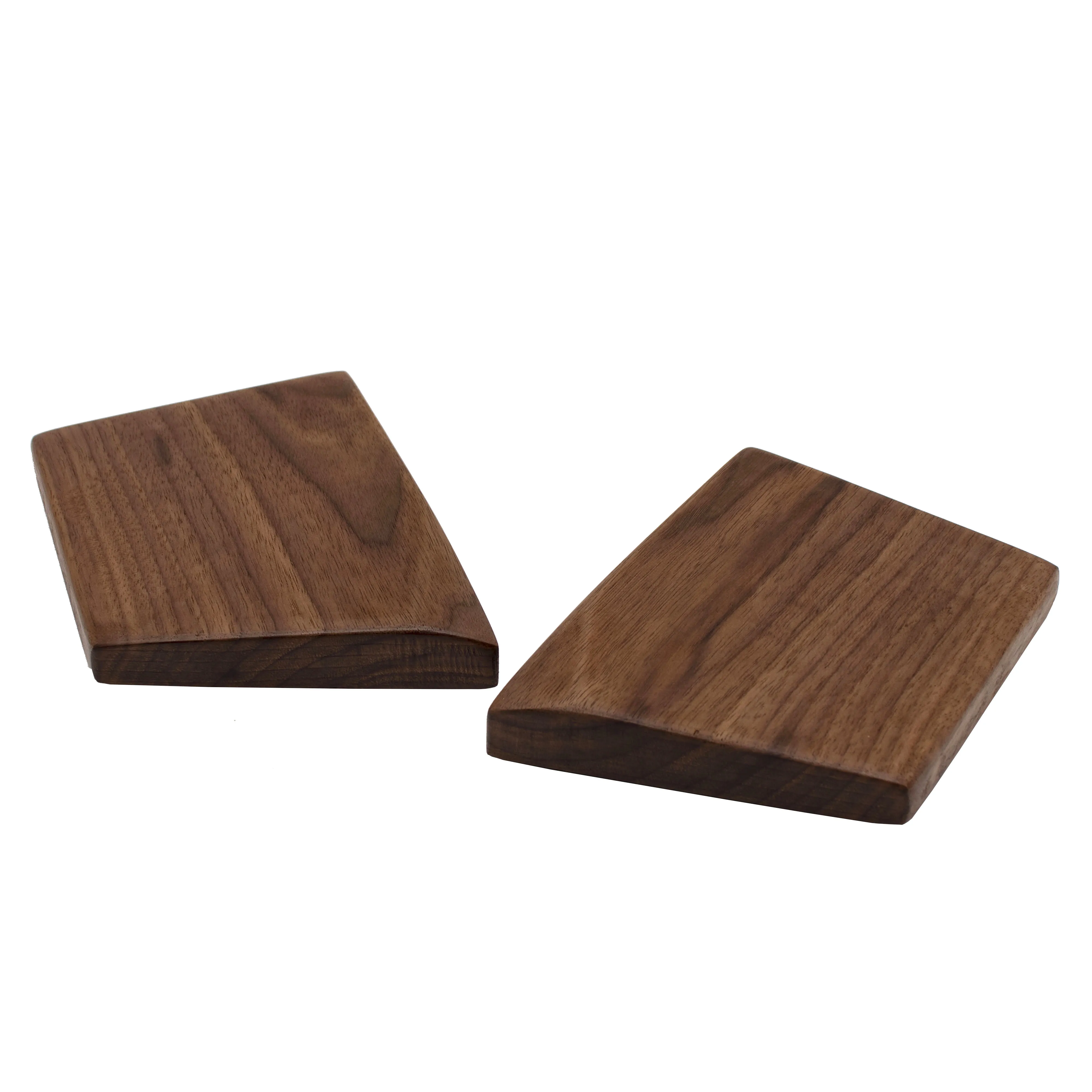 Natural Walnut Wood Split Keyboard Wrist Rest Ergonomic Two Piece Design For Mechanical Gaming Keyboard Hand Rest