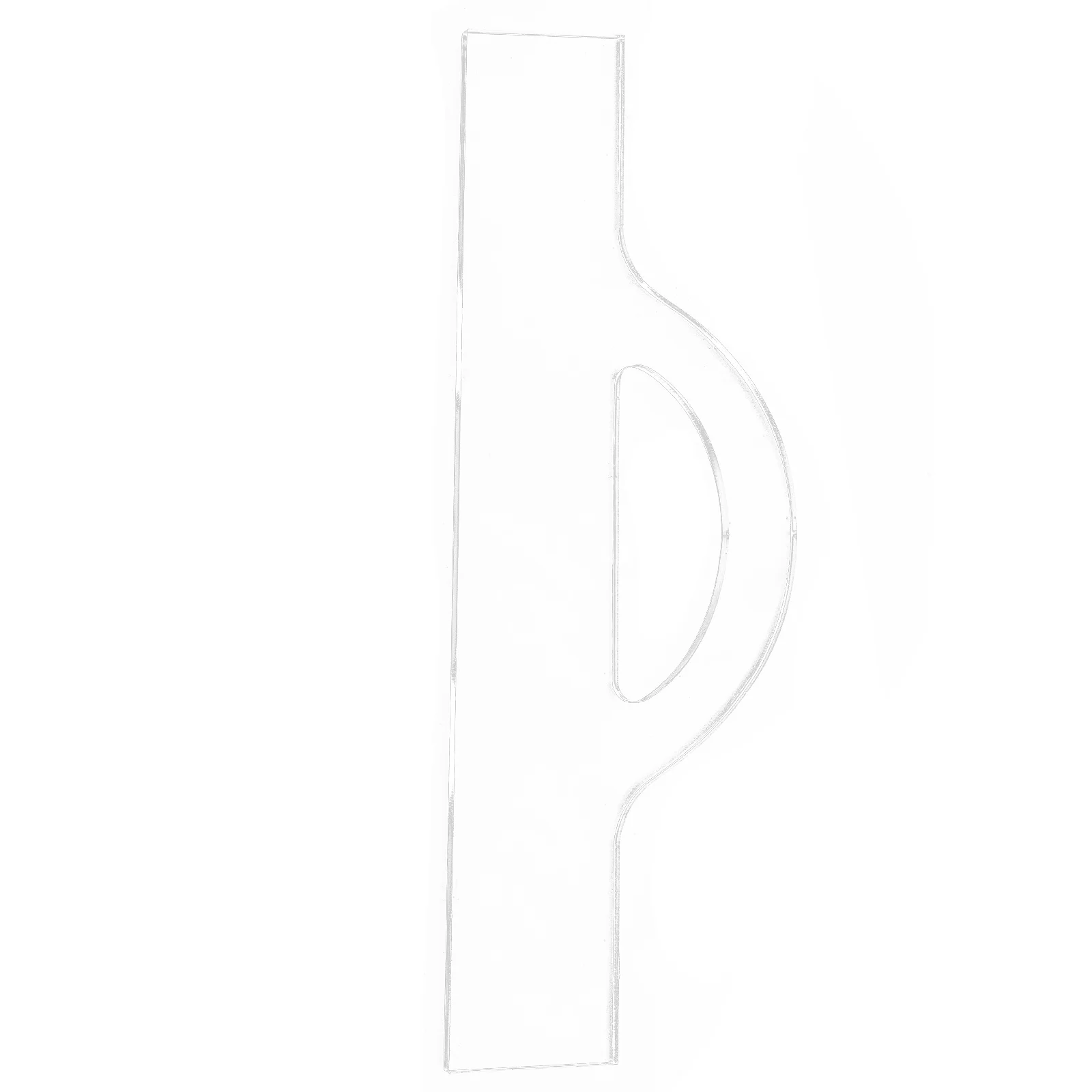 

Clear Acrylic Cutting Board Handle Template Tool Essential Kitchen Guide Charcuterie Board Stencils Woodworking Tracing Reusable