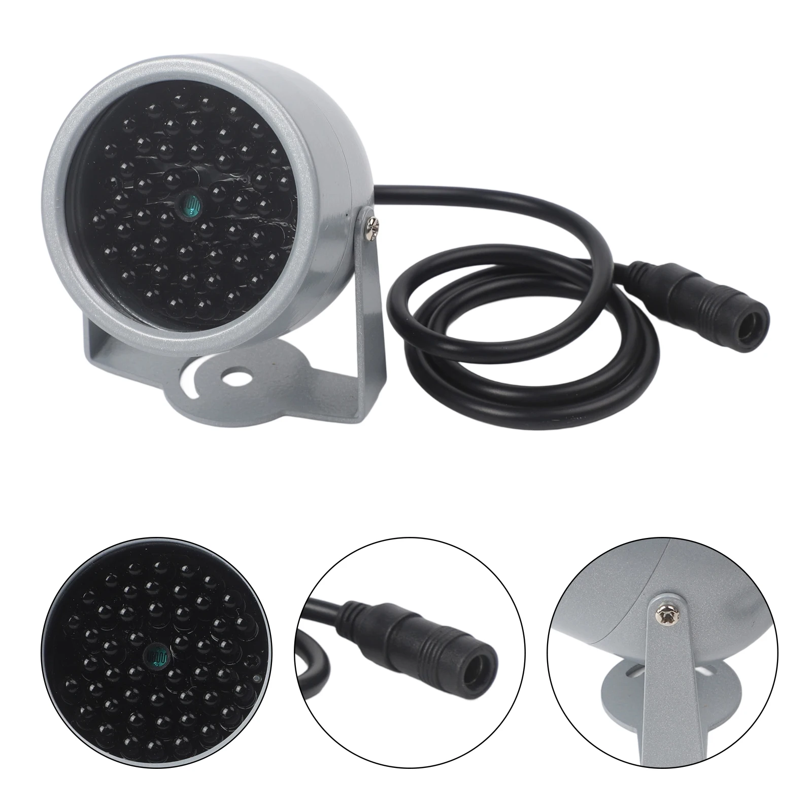 for cctv Camera Light 48LED Fill Light Low-light Environments 12.4*7.6*6.5cm Clear Detailed Images Effective Low-light Solution