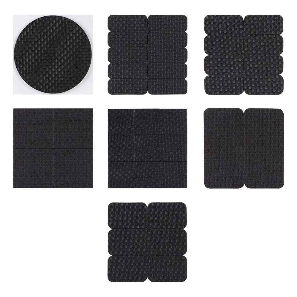 

1~10PCS Self-sdhesive Anti-slip Mat Scratch Proof Square Round Rectangle Furniture Leg Pads Floor Protectors Table Feet Covers