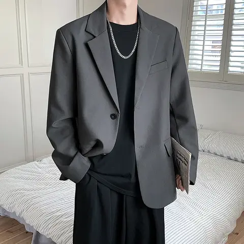 6 best sales कोरियाई शैली पुरुषों के लिए ब्लेज़र - №3