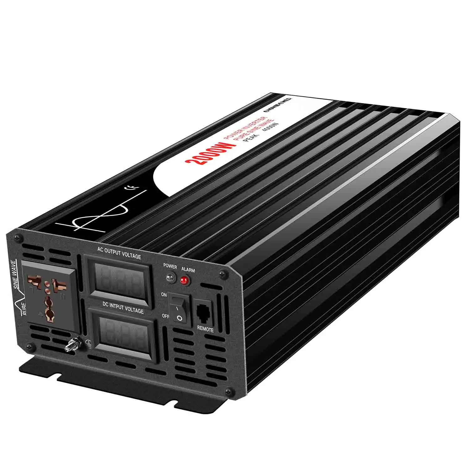 

2kW Car Inverter Pure Sine Wave 12v/24v/48v/60v/72v/96v Dc to Ac 120v/230v Inverter Dc to Ac