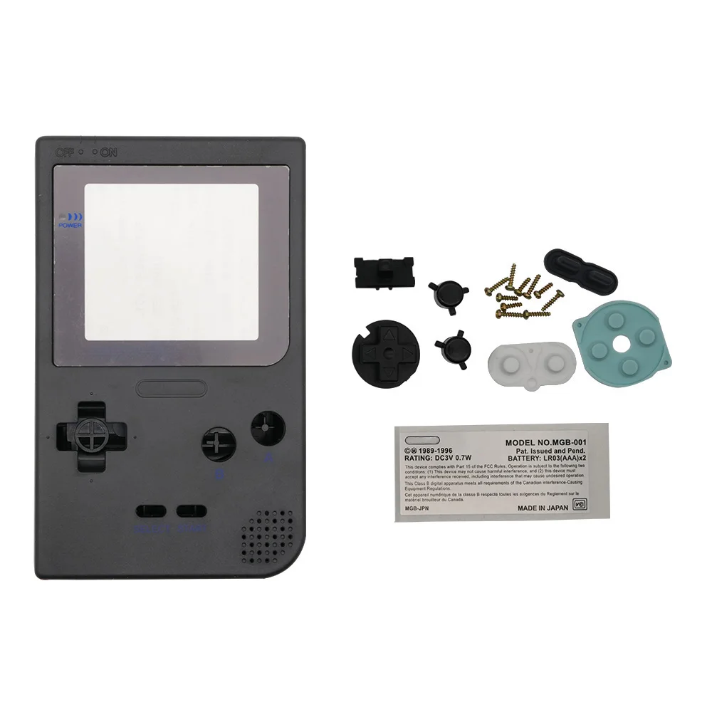 新しい Nintend 用ゲームボーイアドバンスシェルハードケースと画面レンズの交換ゲームボーイアドバンスコンソールハウジング