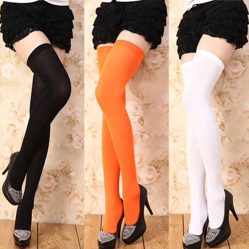 

Over Knee Socks For Women Autumn Winter Warm Breathable Thigh High Stockings Elastic Breathable Jk Non-slip Velvet Stockings