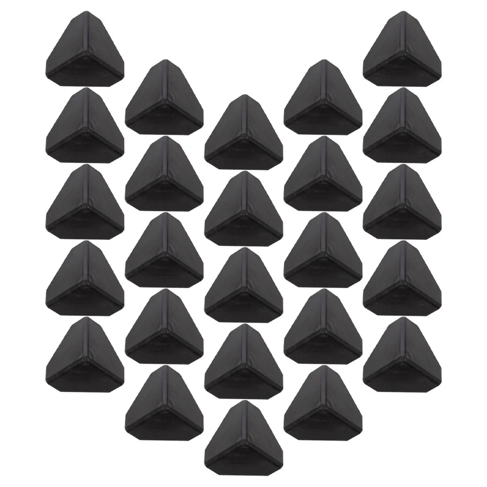 

100 шт. защитных уголков для мебели, пластиковые бамперы для защиты краев шкафов, столов, книжных полок, для дома и офиса