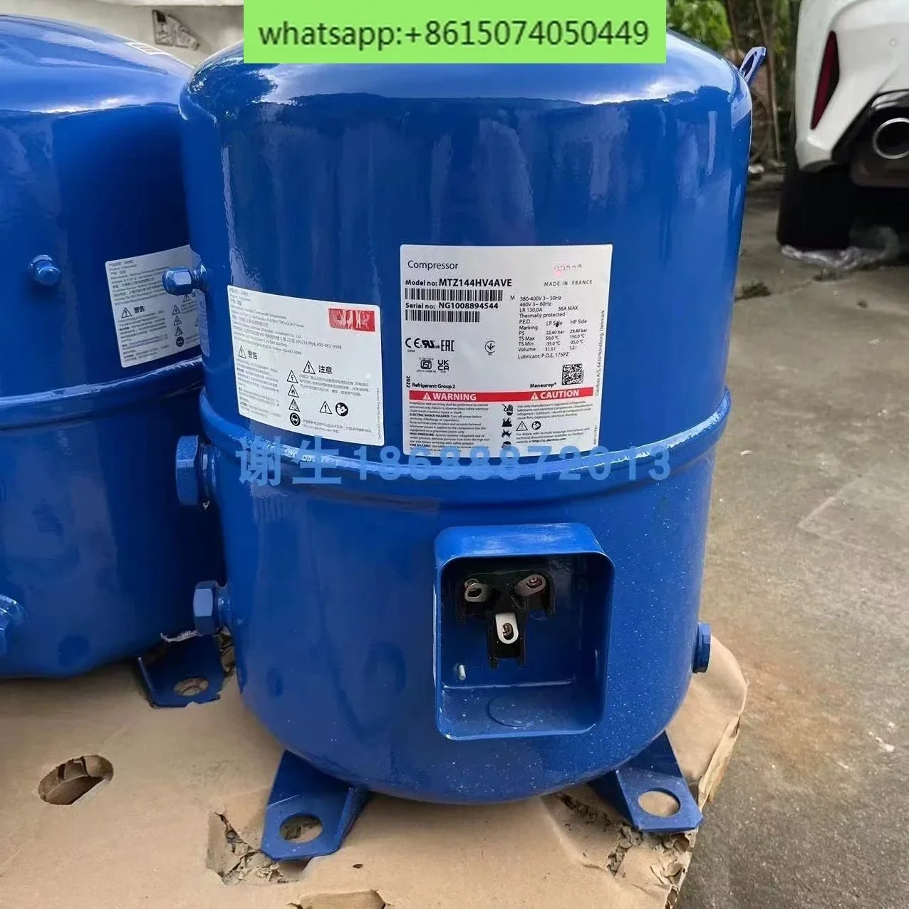 

MTZ/MT64JG4EVE low temperature cold storage refrigeration compressor MTZ/MT125HU4DVE