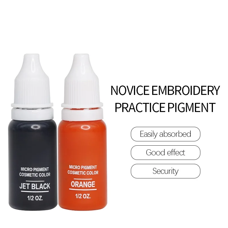 15ML/Bottle Professional Microblading Pigment Permanent Makeup Eyebrow Tattoo Ink Body Supplies Pigment Practice Tattoo Pigments