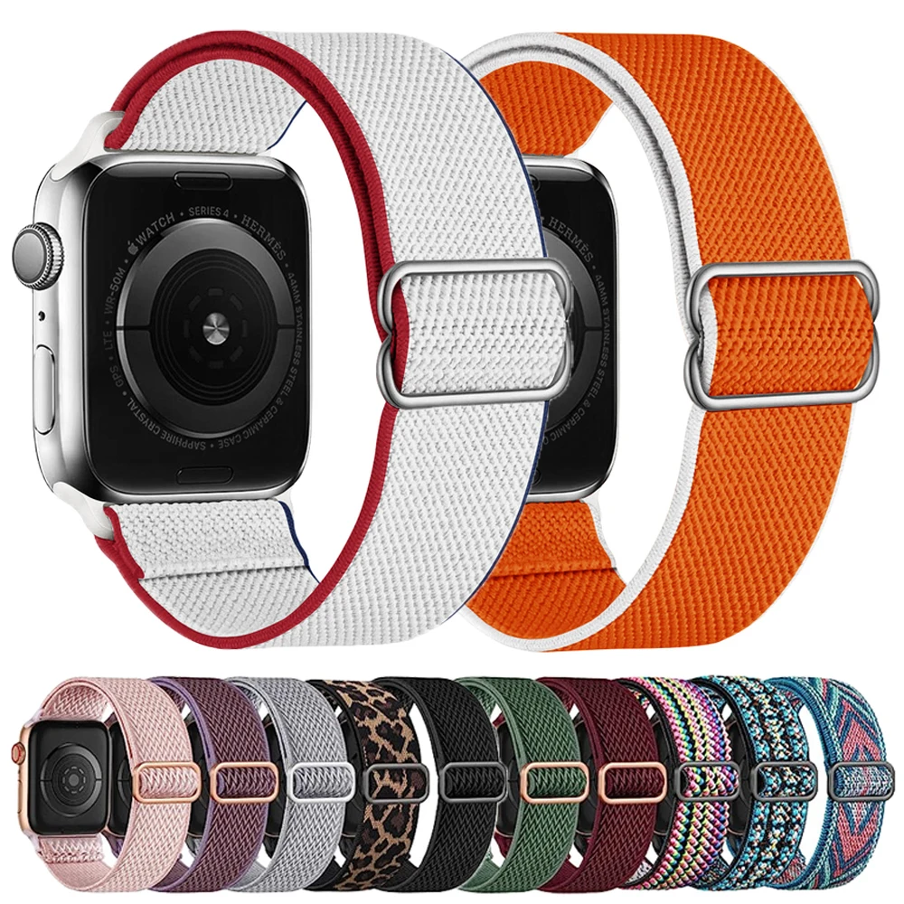 Solo loop strap for Apple watch band 44mm 45mm 41mm 42mm ultra 49mm 40mm accessories correa bracelet iwatch series 8 7 6 5 4 SE