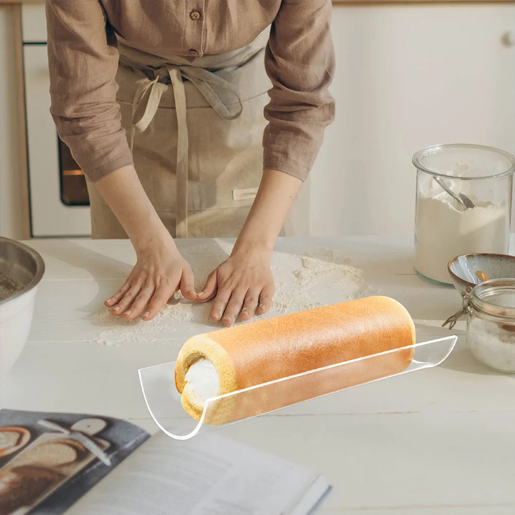 

2 pcs Cake Acrylic U-Shaped Setter Baking Mold Swiss Roll Pastry Homemade Bread Mould Kitchen Bakeware