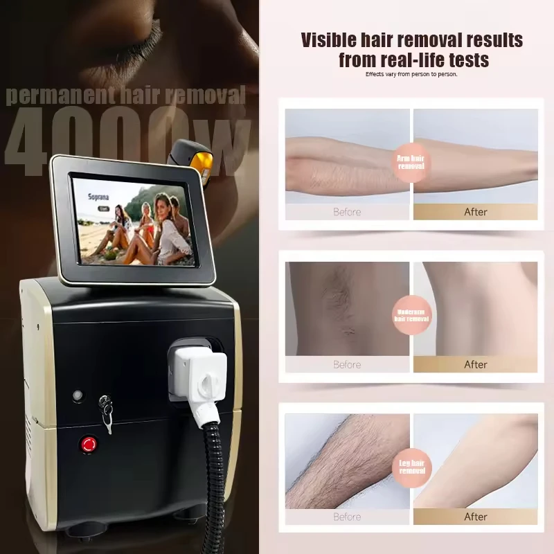 

4500W Diode Laser 755 808 1064nm Painless Laser Epilator Face Body Hair Remova Machine Desktop rejuvenation epilator