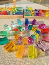 Bright, Rainbow Stacking Blocks For Kids To Play Open-Endedly!