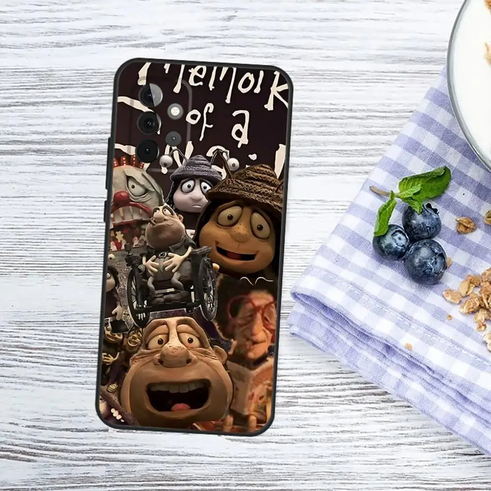 حافظة لهاتف سامسونج جالاكسي A13، A21s، A22، A31، A32، A52، A53، A71، A80، A91 غطاء هاتف أسود ناعم