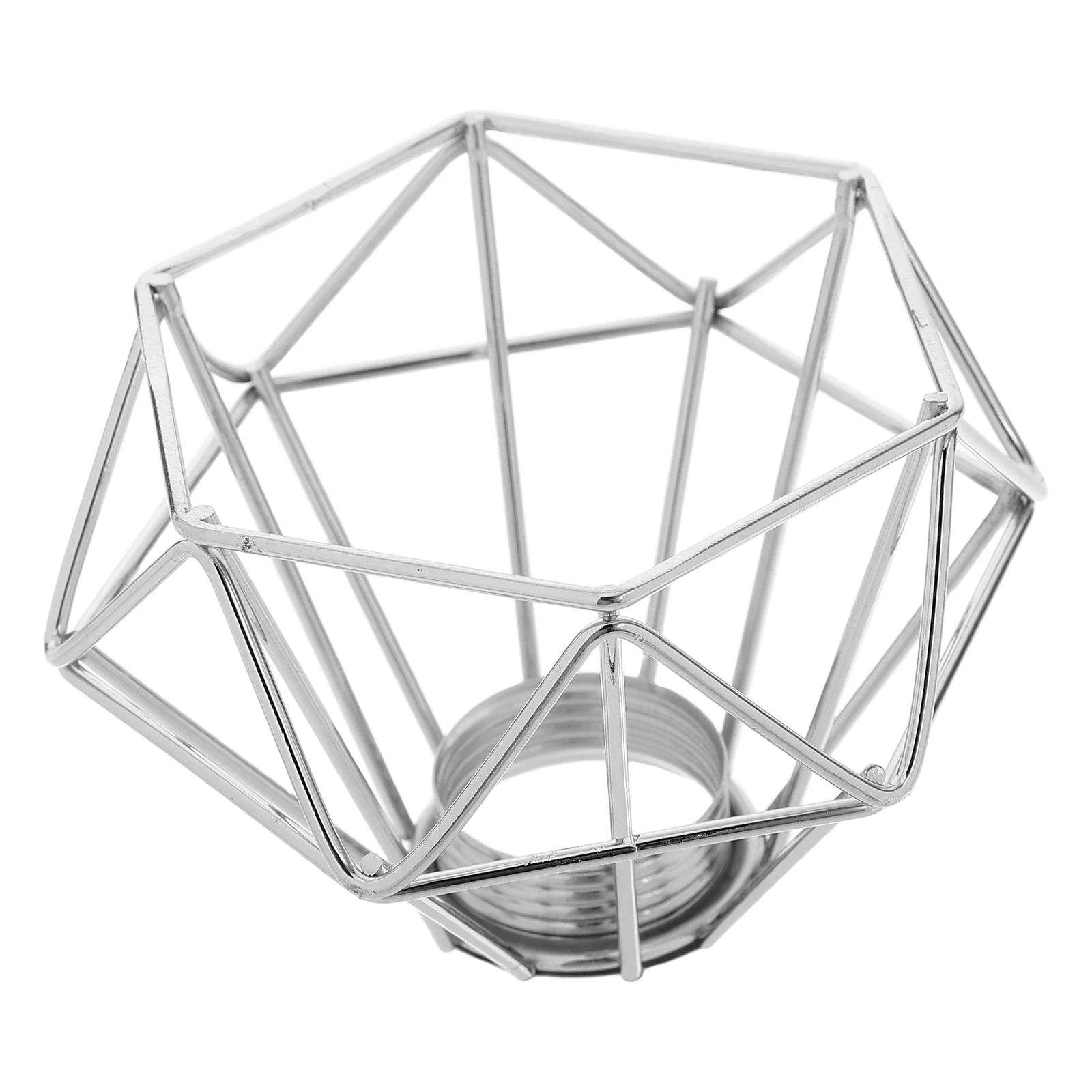 

1pcs Iron Art Lampshade Hollow Diamond Design Vintage Pendant Light Cover For Ceiling Bedroom Dining Room Decorative Metal