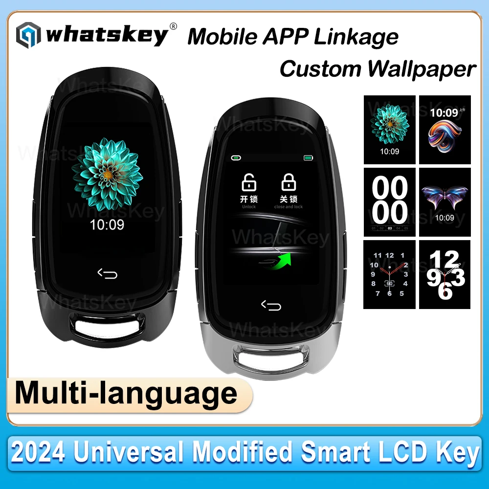 SK05S Uniwersalny LCD Smart Car Key APP Dostosowana tapeta do BMW Do Audi Do Forda Do VW Do Hyundai Do KIA Wygodna Go