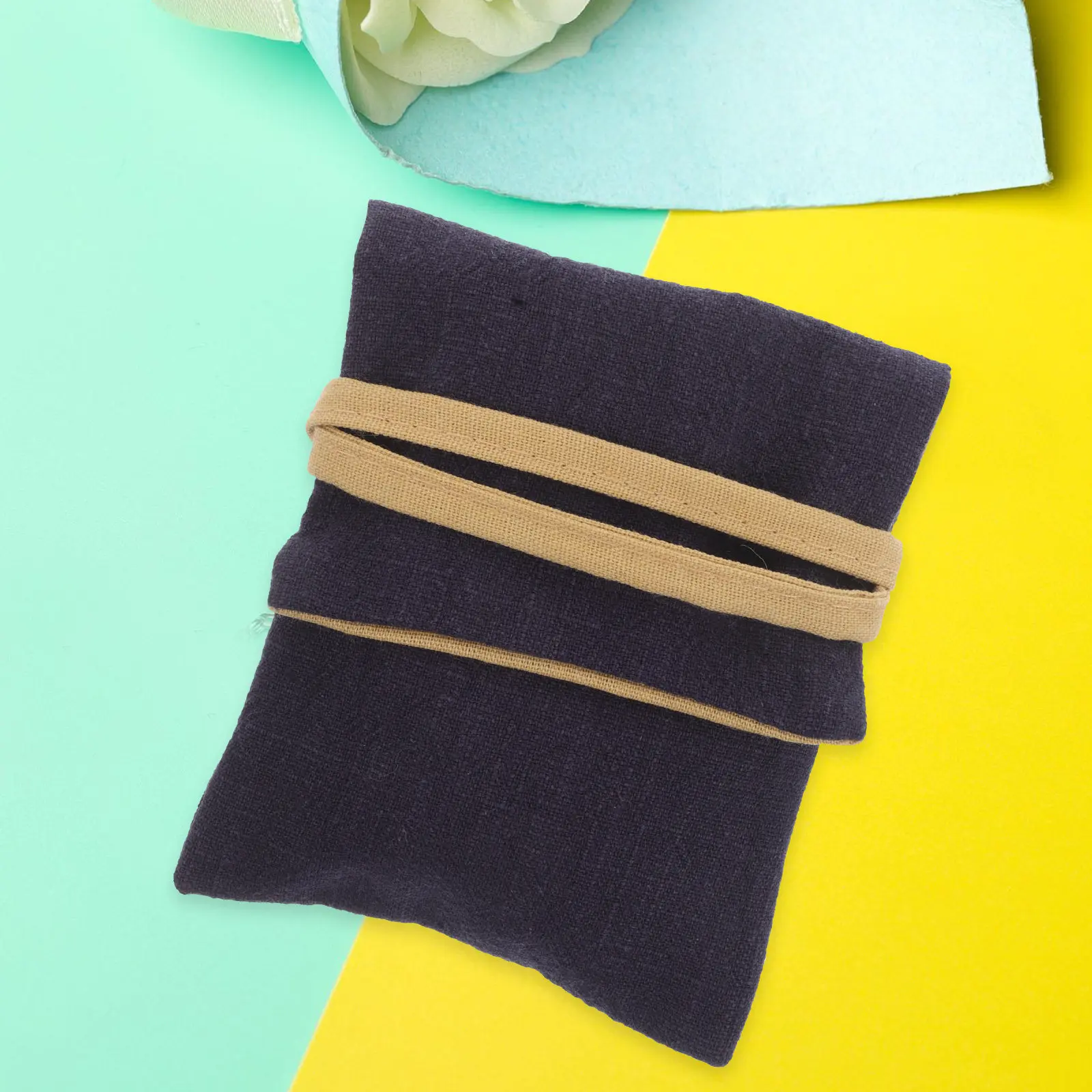 

Мешочек для украшений в китайском стиле из хлопка и льна: органайзер для хранения ожерелий, браслетов, колец, дорожный органайзер, маленькая тканевая сумка