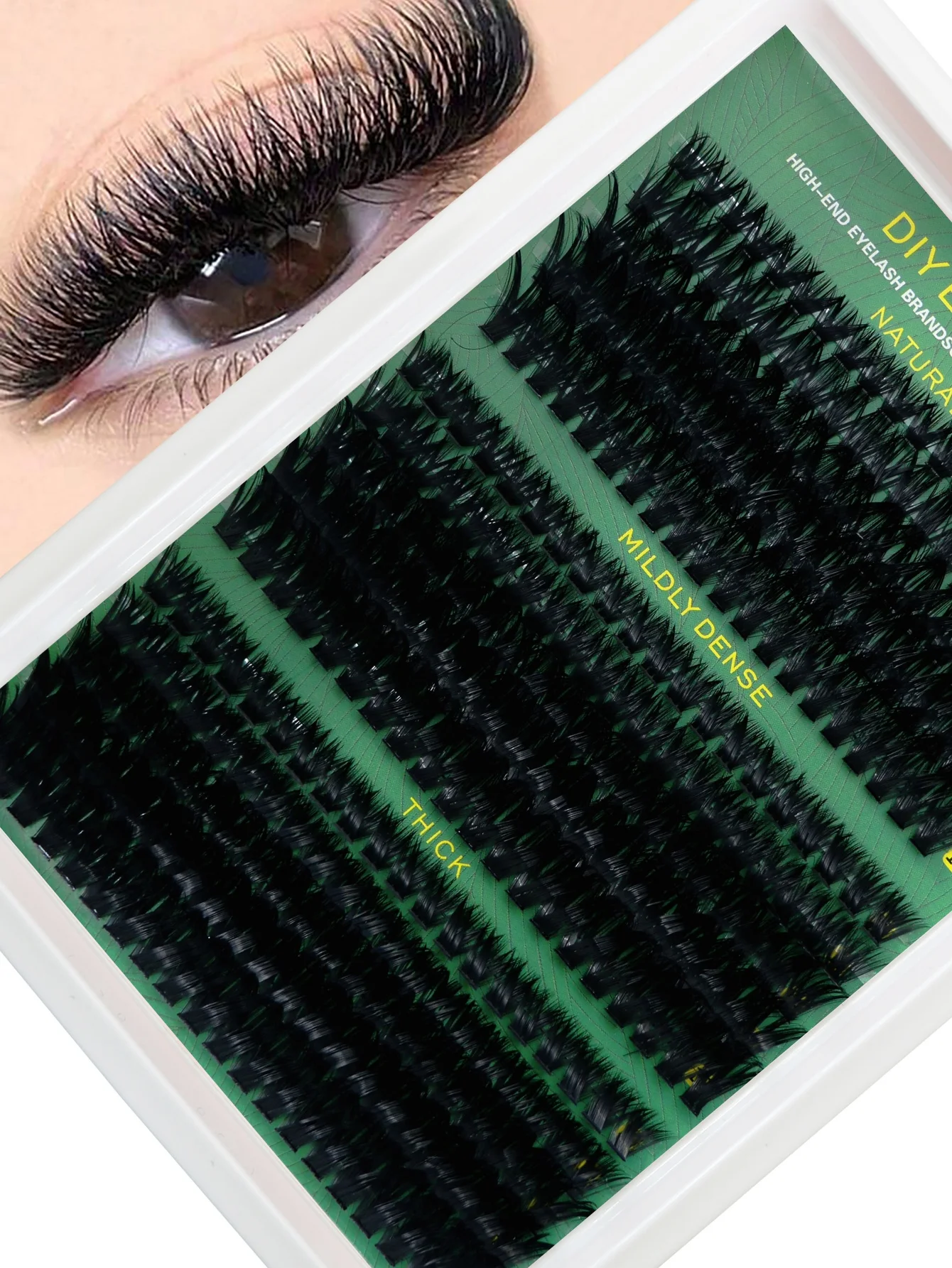 60D80D100D Lash Cluster 5D Fluffy Thick Eyelash Clusters D Curl Wispy Individual Lashes Mix Eyelash Extensions Lash Makeup