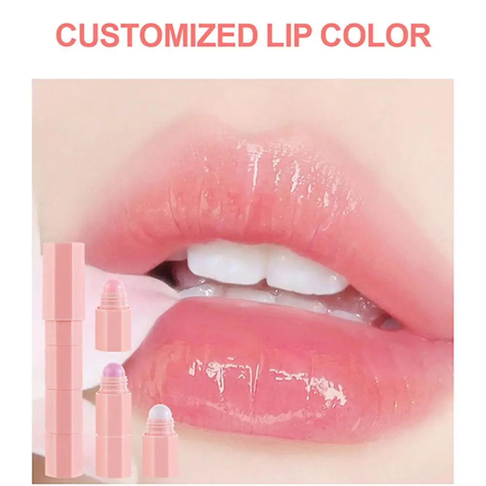 4 in 1 Color Changing Lipstick Kit Combo Strawberry Cup Lipstick Lip Multicolour Red Lip Pen Balm Non-stick Makeup Care P2G3