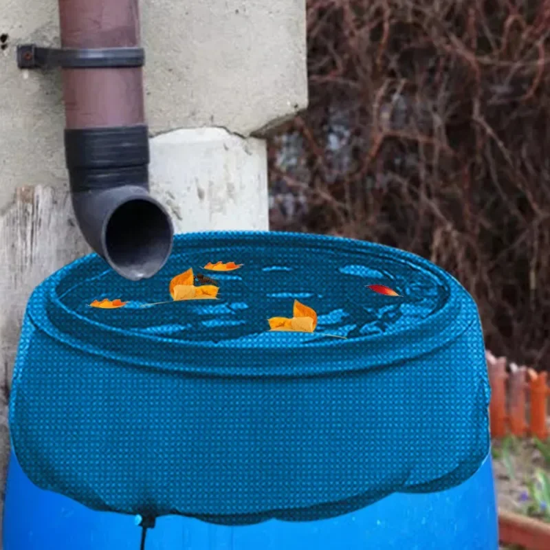 

Rainwater collector net cover Rain bucket net cover insect-proof net cover Water tank protective cover