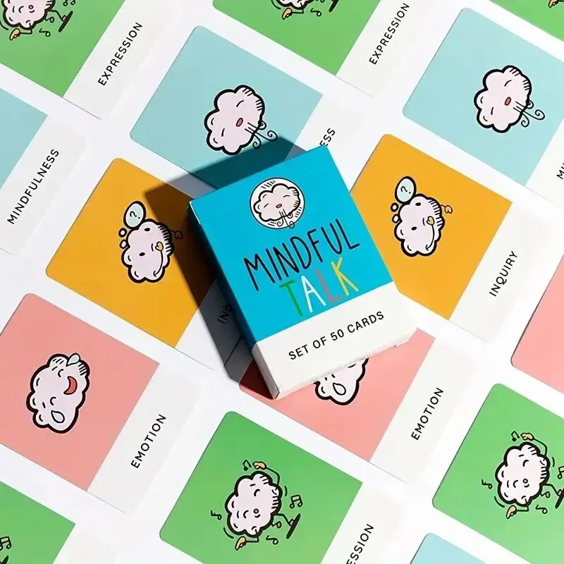 Mindfulness Talk Card Game The School Of Game For Kids Mindful Talk Cards For Children And Parents For Meaningful Conversations