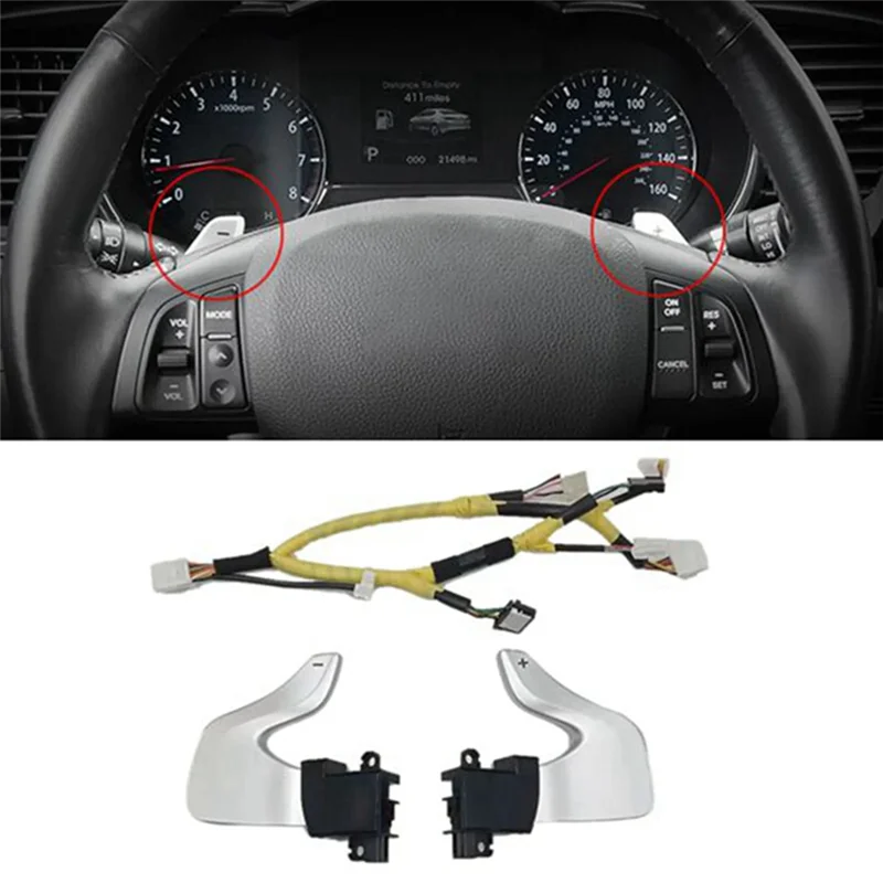 

1 Pair Auto Shift Paddles As Shown Automotive Supplies For Kia 2011 2012 2013 2014 2015 Optima K5 967702T000 967802T000