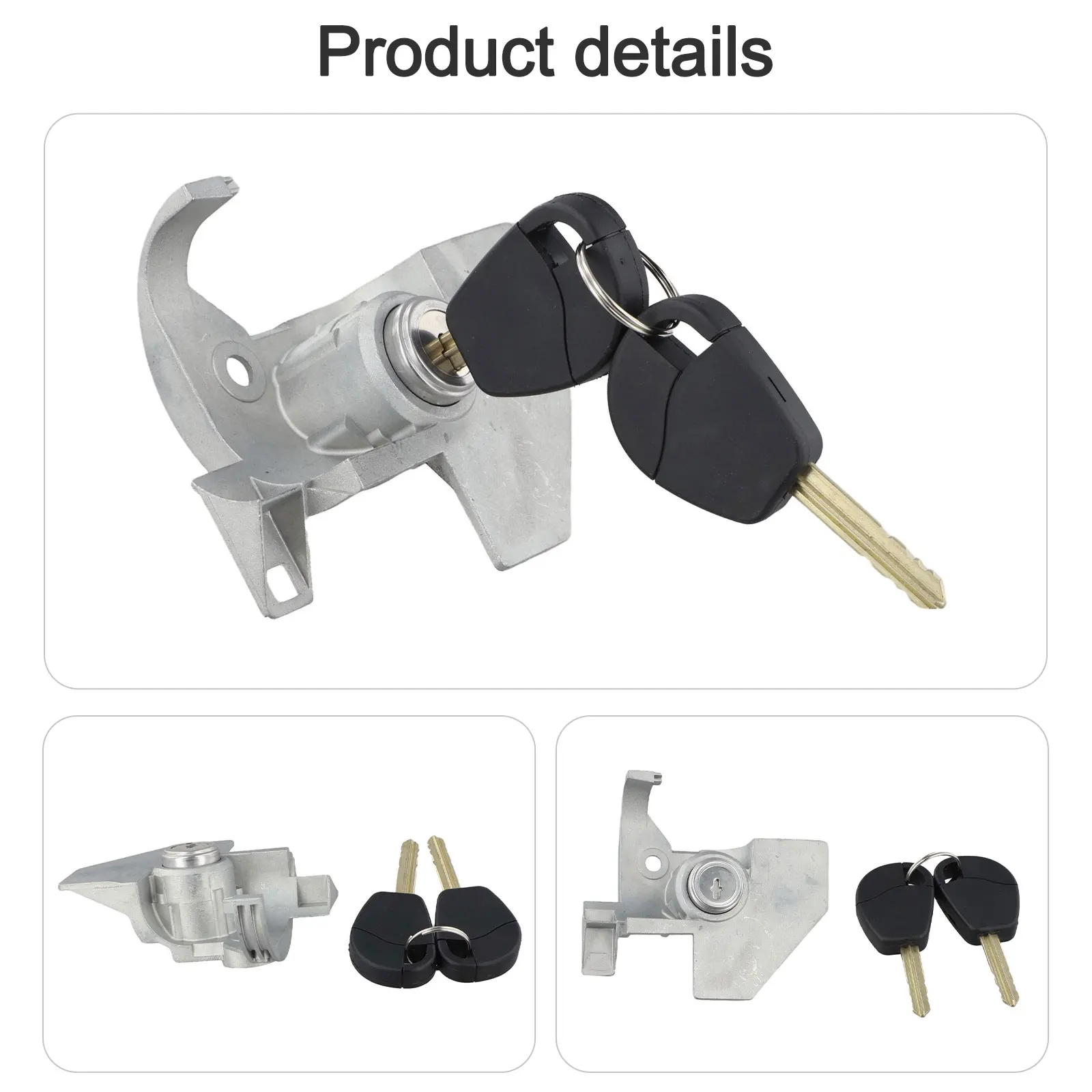 

Автоматический замок, замок задней двери багажника, доступ к багажнику, серебристый сменный замок багажника в сборе, автомобильный замок, плавное управление