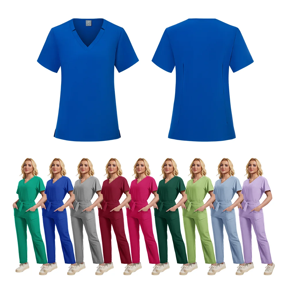 หมอพยาบาลผ่าตัด Workwear Medical Scrubs เครื่องแบบผู้หญิงผู้ชายเสื้อผ้าชุดอุปกรณ์โรงพยาบาล Operating Room ขายส่งราคา