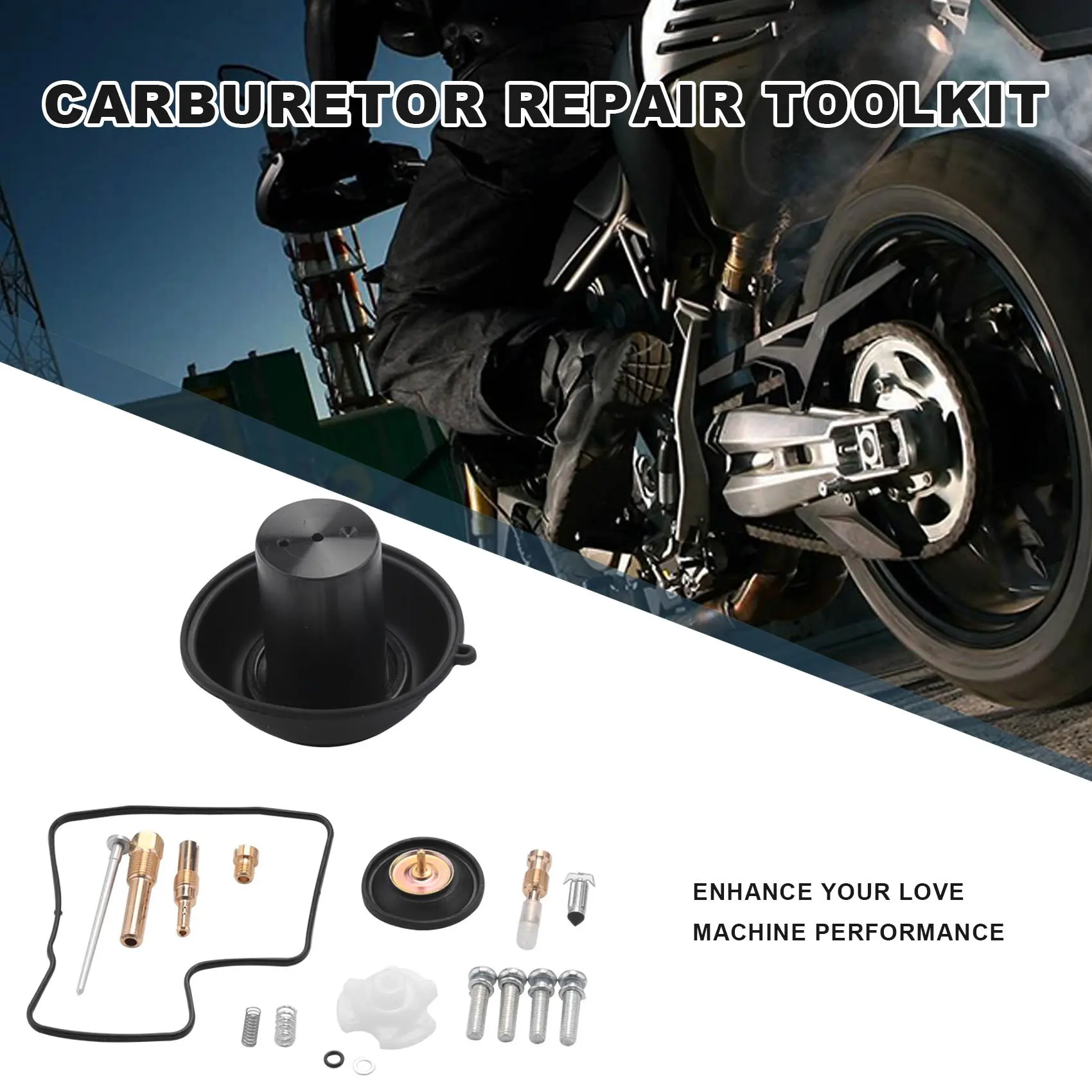 

Стабильный комплект 2 комплекта для HONDA STEED 600 SHADOW VLX600 VLX 600 VT600 C, комплект для ремонта карбюратора, набор деталей для восстановления прокладки клапана диафрагмы