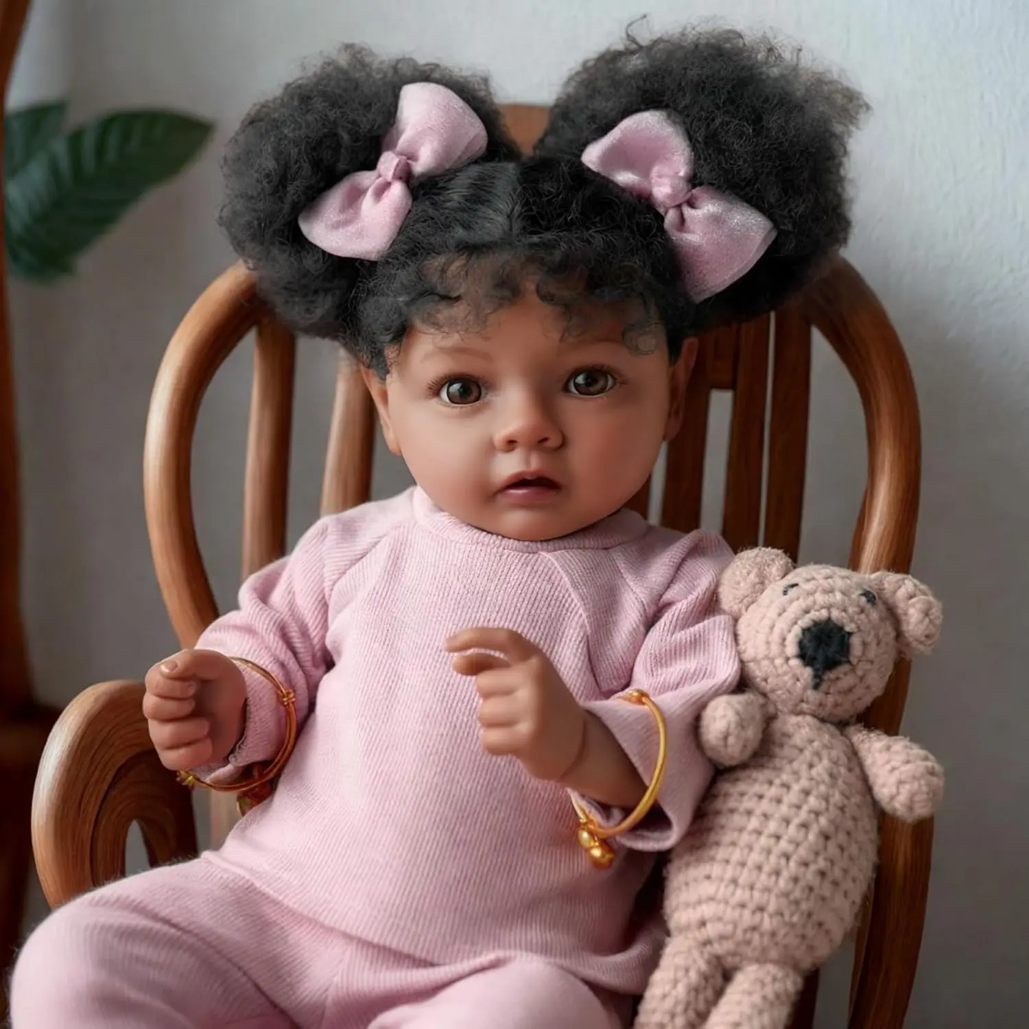 NPK 55CM Realistic Reborn Toddler Girl Missy Collectible Art Doll High-Quality 3D Skin Multiple Layers Painting Visible Veins