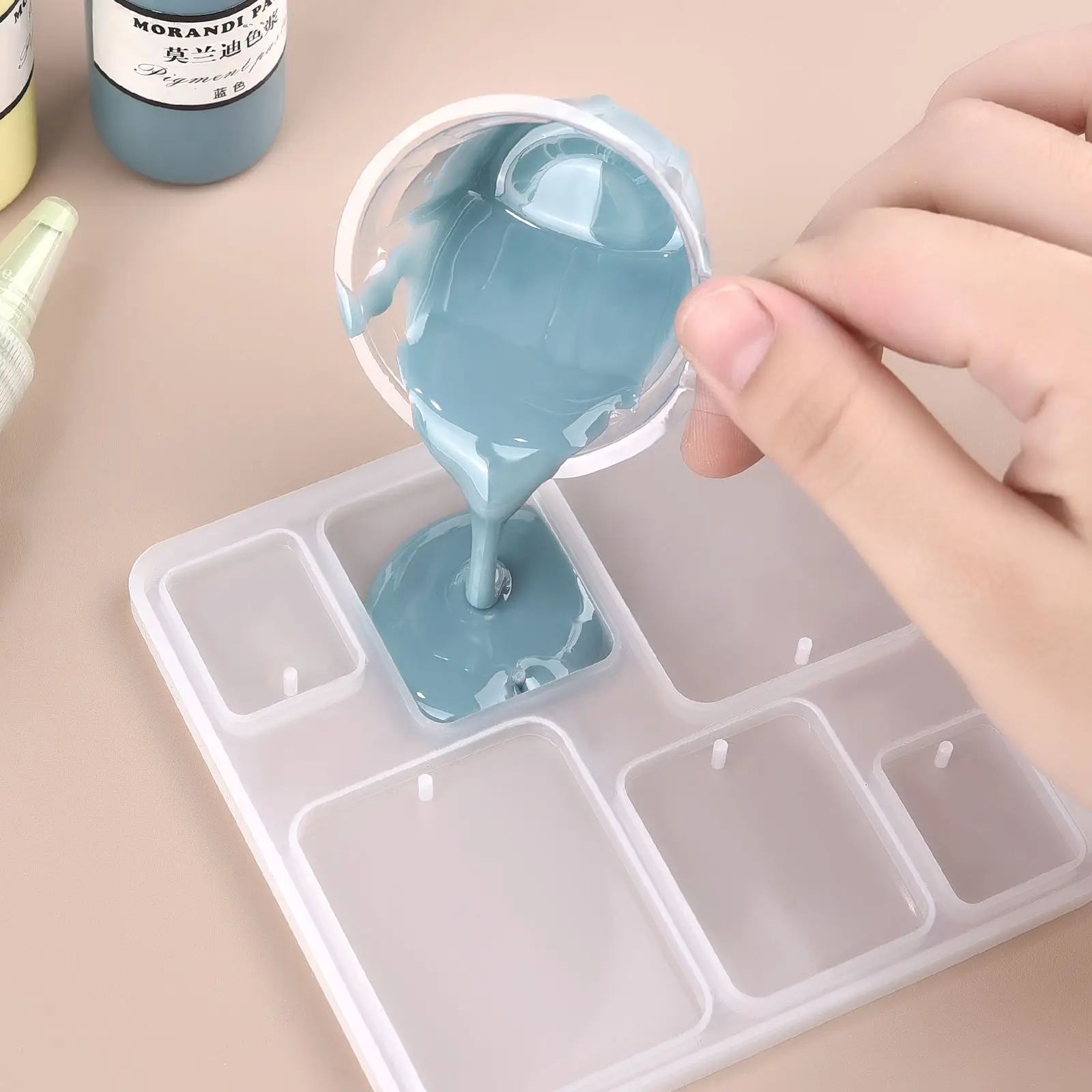 Morandi Colors Liquid Resin Pigments Epoxy Resin UV Resin Ink Alcohol Colorant Paste Dye DIY Jewelry Decor Making Resin Pigments