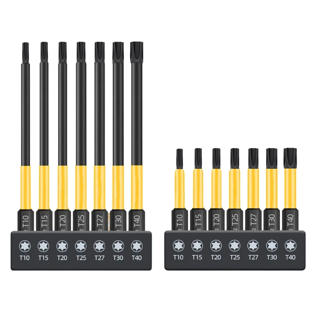 

Для проектов DIY, набор магнитных бит Torx, отвертка с держателем, длина 50 мм и 100 мм, как из легированной стали