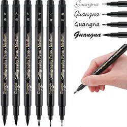 Guangna Calligraphy Pen Beautiful Pen Soft Head Addable Ink Brush/Medium/Fine/Extra-fine Practice Pen Wedding Signature Pen