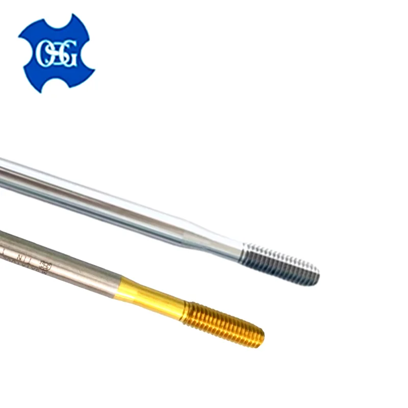 Japan OSG HSSE Long Shank 100 MM Roll Forming Tap TIN NRT B UNC 2-56 4-40 6-32 8-32 1/4 UNF 0-80 10-32 Machine Screw Thread Taps