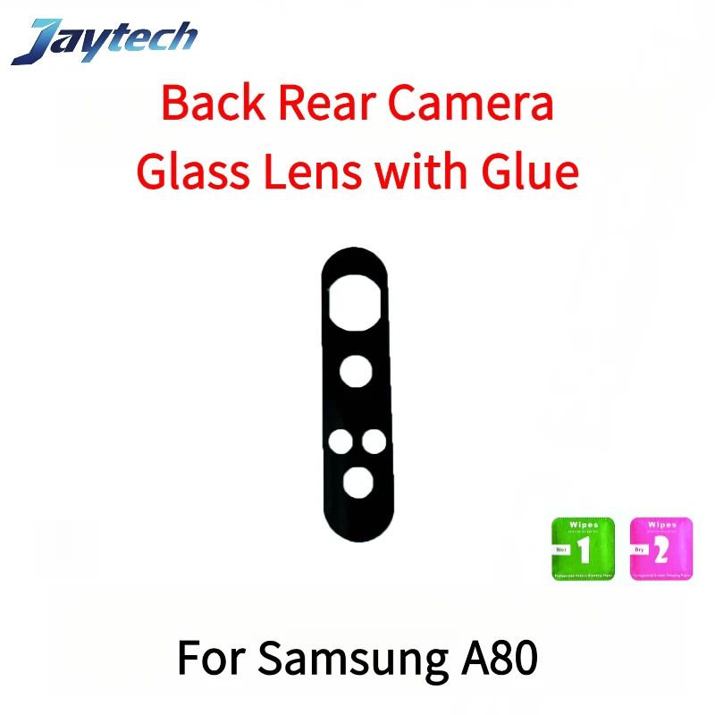 삼성 A42 A50 A70 A51 A52 A72 A52S A75S A54 A80 M01 M12 M21 M30S M31 M32 A01용 후면 카메라 유리 렌즈 2세트
