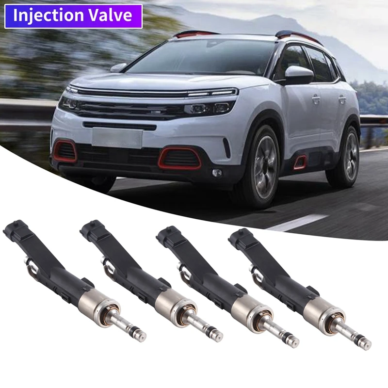 4PCS Car Fuel Injector 9822715980 For Peugeot 208 2008 308 5008 Citroen C3 C4 C5 DS3 DS7 Bellingo Injection Valve 1.2Thp