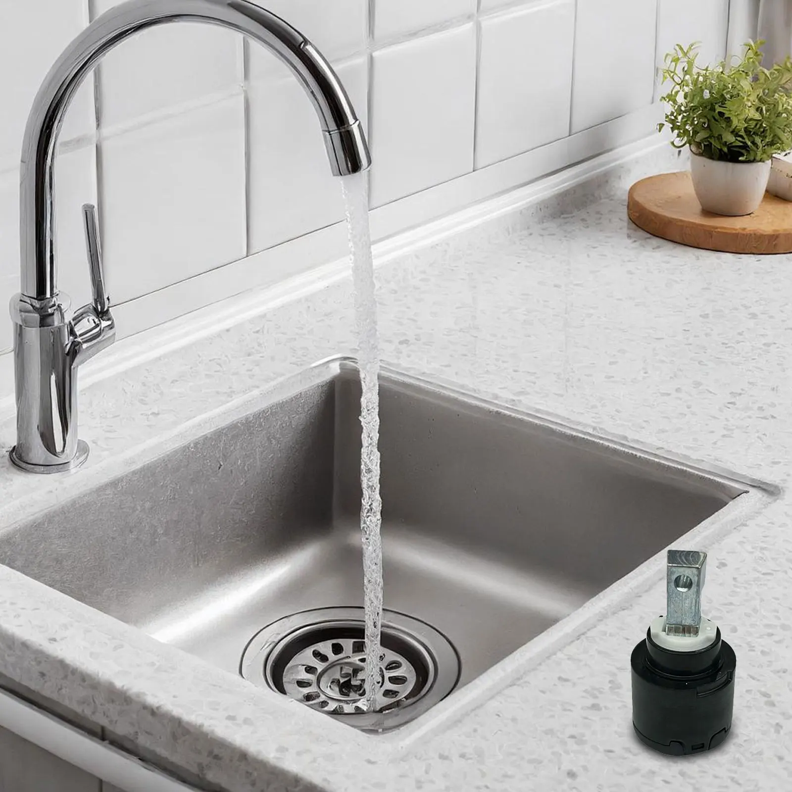 

1PC Chrome Plated Pipe Replacement Parts For Delta RP73000 Chrome Plated Pipe Replacement Parts - Long-Lasting& Reliable!