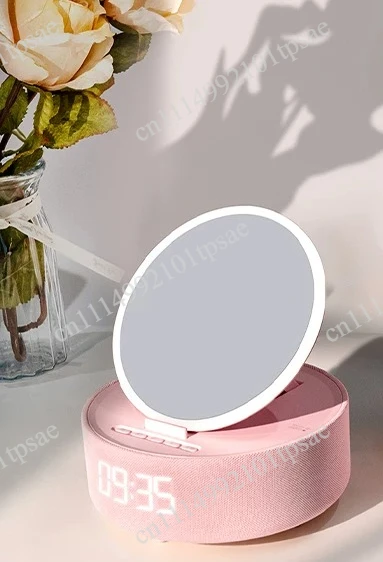 Music mirror makeup mirror desk lamp bluetooth speaker night light for girlfriend and girlfriend New Year's birthday gift
