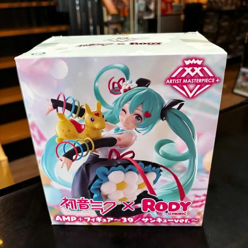 In Stock TAiTO AMP+ Hatsune Miku X RODY GYMNIC ~39 Co-brand Commemorative Funds Ver.~ PVC 20CM Anime Action Figures Model Toy